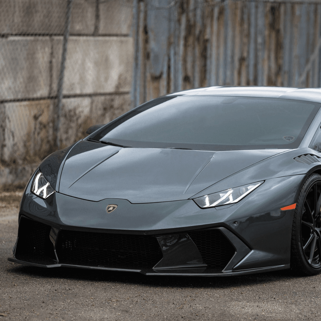 Lamborghini Huracan Novara Edizione Aero Front Bumper w/ Front Spoiler - AUTOID® - Front & Rear Bumpers - Vorsteiner