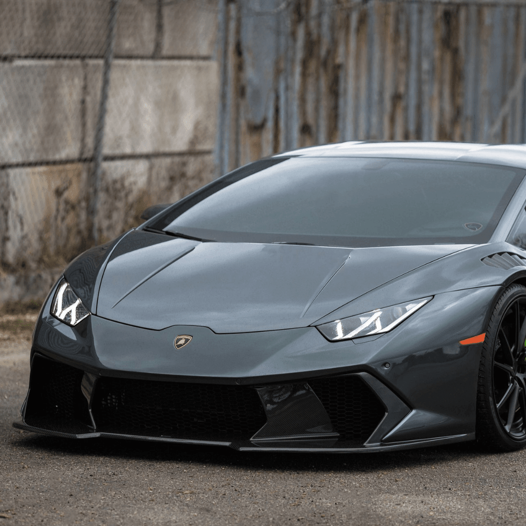 Lamborghini Huracan Novara Edizione Aero Front Bumper w/ Front Spoiler - AUTOID® - Front & Rear Bumpers - Vorsteiner