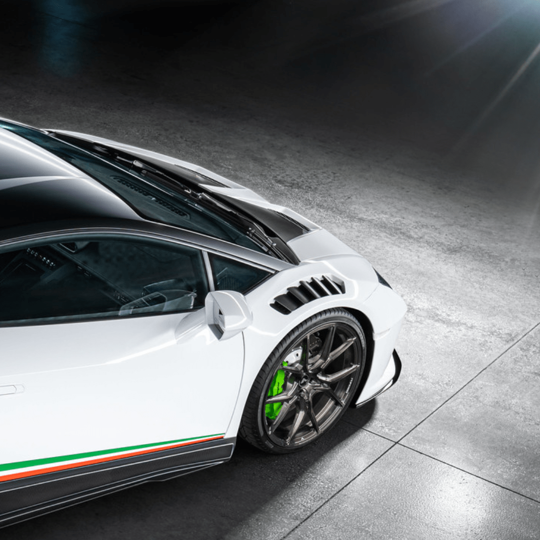 Lamborghini Huracán Novara Edizione Aero Front Fenders with Integrated Vents and Splash Shields by Vorsteiner - AUTOID - Fender Trim - Vorsteiner