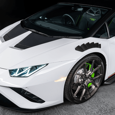 Lamborghini Huracán Novara Edizione Aero Front Fenders with Integrated Vents and Splash Shields by Vorsteiner - AUTOID - Fender Trim - Vorsteiner