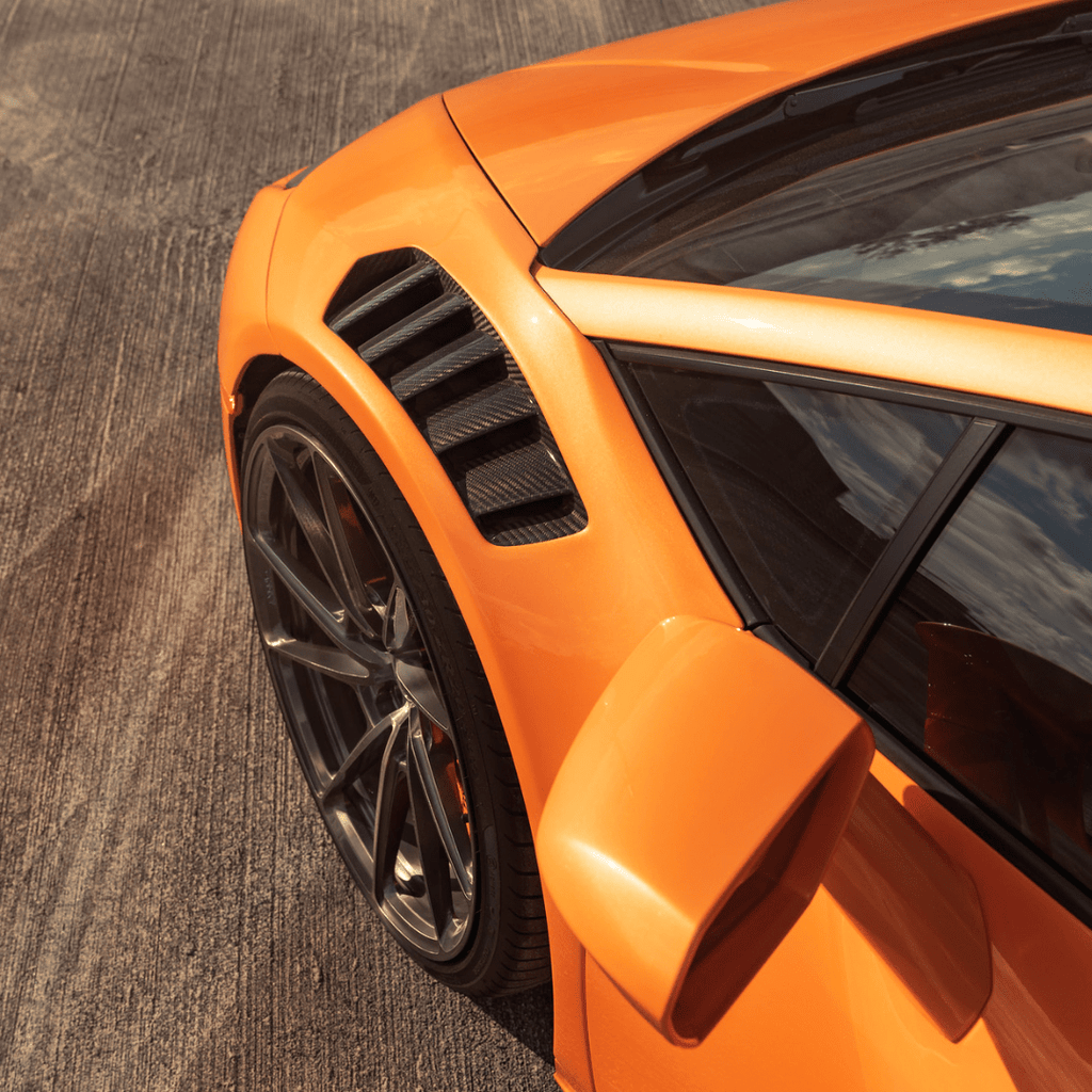 Lamborghini Huracán Novara Edizione Aero Front Fenders with Integrated Vents and Splash Shields by Vorsteiner - AUTOID - Fender Trim - Vorsteiner