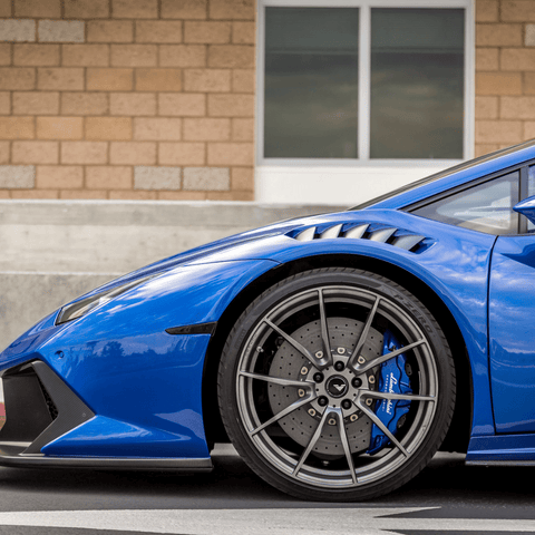 Lamborghini Huracán Novara Edizione Aero Front Fenders with Integrated Vents and Splash Shields by Vorsteiner - AUTOID® - Fender Trim - Vorsteiner