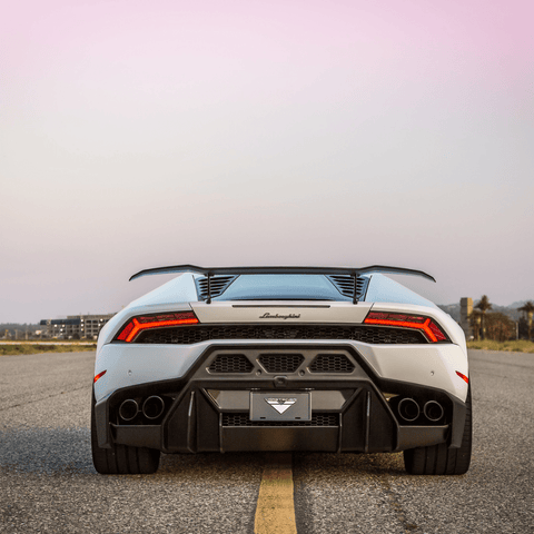 Lamborghini Huracan Novara Edizione Aero Rear Bumper w/ Rear Diffuser by Vorsteiner - AUTOID® - Front & Rear Bumpers - Vorsteiner