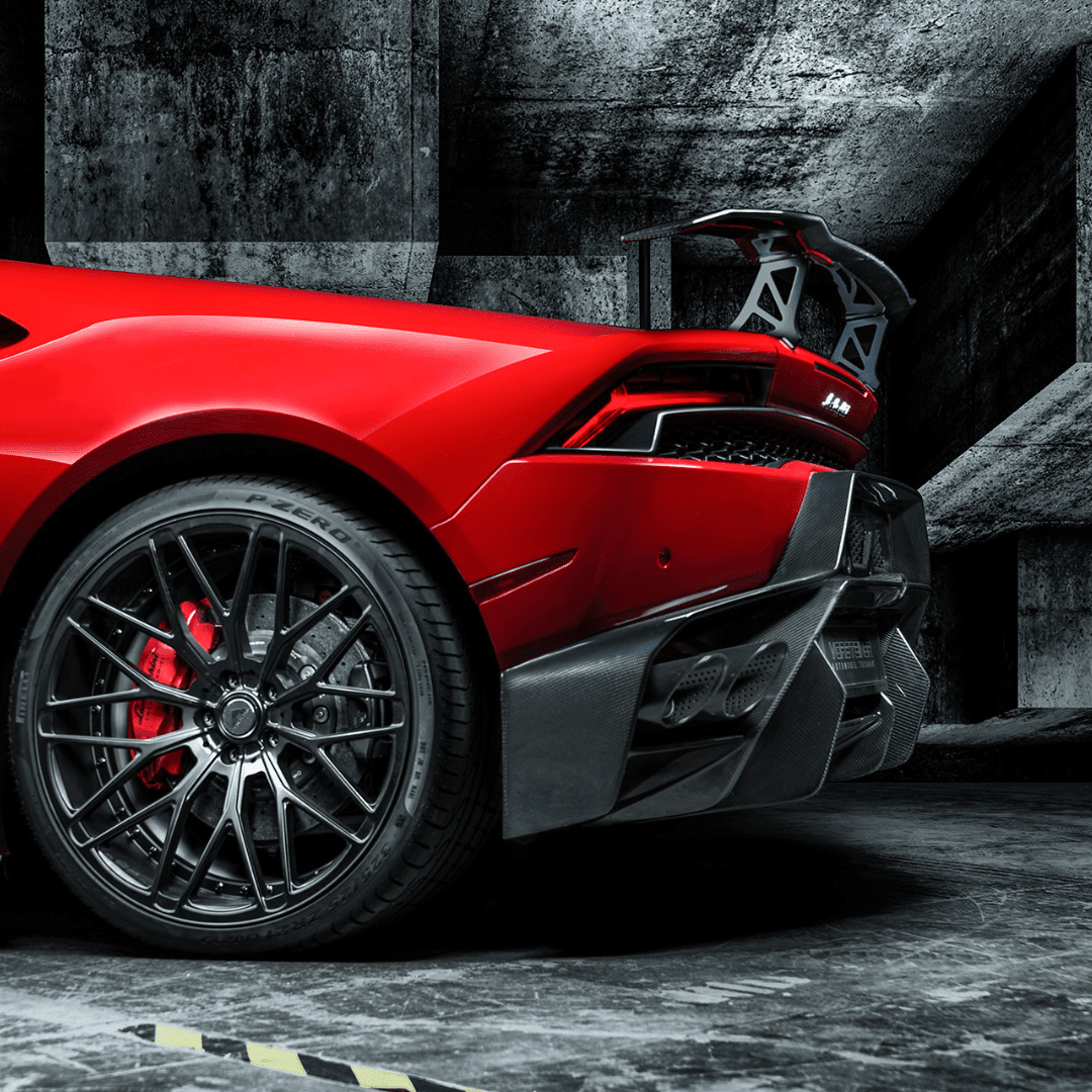 Lamborghini Huracan Novara Edizione Aero Rear Bumper w/ Rear Diffuser by Vorsteiner - AUTOID® - Front & Rear Bumpers - Vorsteiner