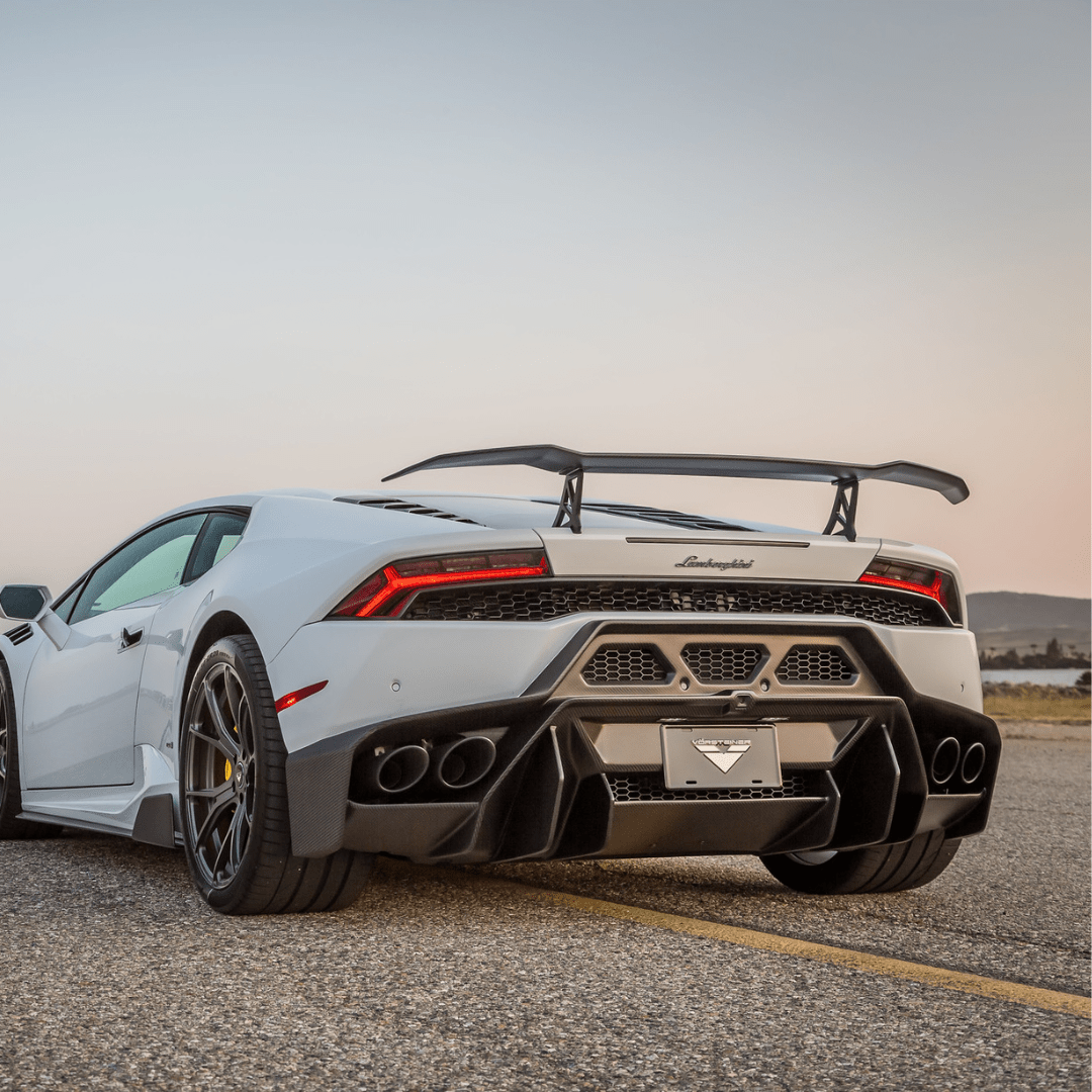 Lamborghini Huracan Novara Edizione Aero Rear Bumper w/ Rear Diffuser by Vorsteiner - AUTOID® - Front & Rear Bumpers - Vorsteiner