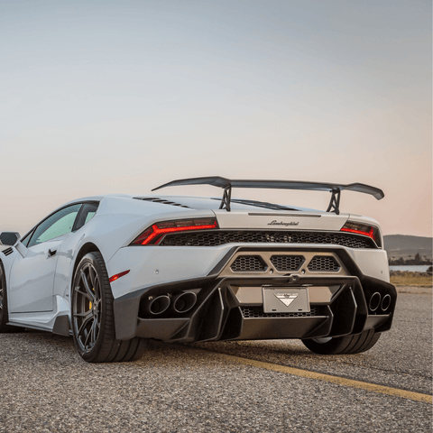 Lamborghini Huracan Novara Edizione Aero Rear Bumper w/ Rear Diffuser by Vorsteiner - AUTOID® - Front & Rear Bumpers - Vorsteiner