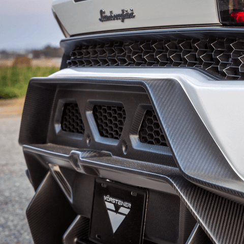 Lamborghini Huracan Novara Edizione Aero Rear Bumper w/ Rear Diffuser by Vorsteiner - AUTOID® - Front & Rear Bumpers - Vorsteiner