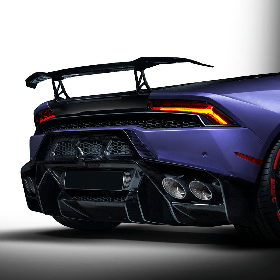 Lamborghini Huracan Novara Edizione Aero Rear Bumper w/ Rear Diffuser by Vorsteiner - AUTOID® - Front & Rear Bumpers - Vorsteiner