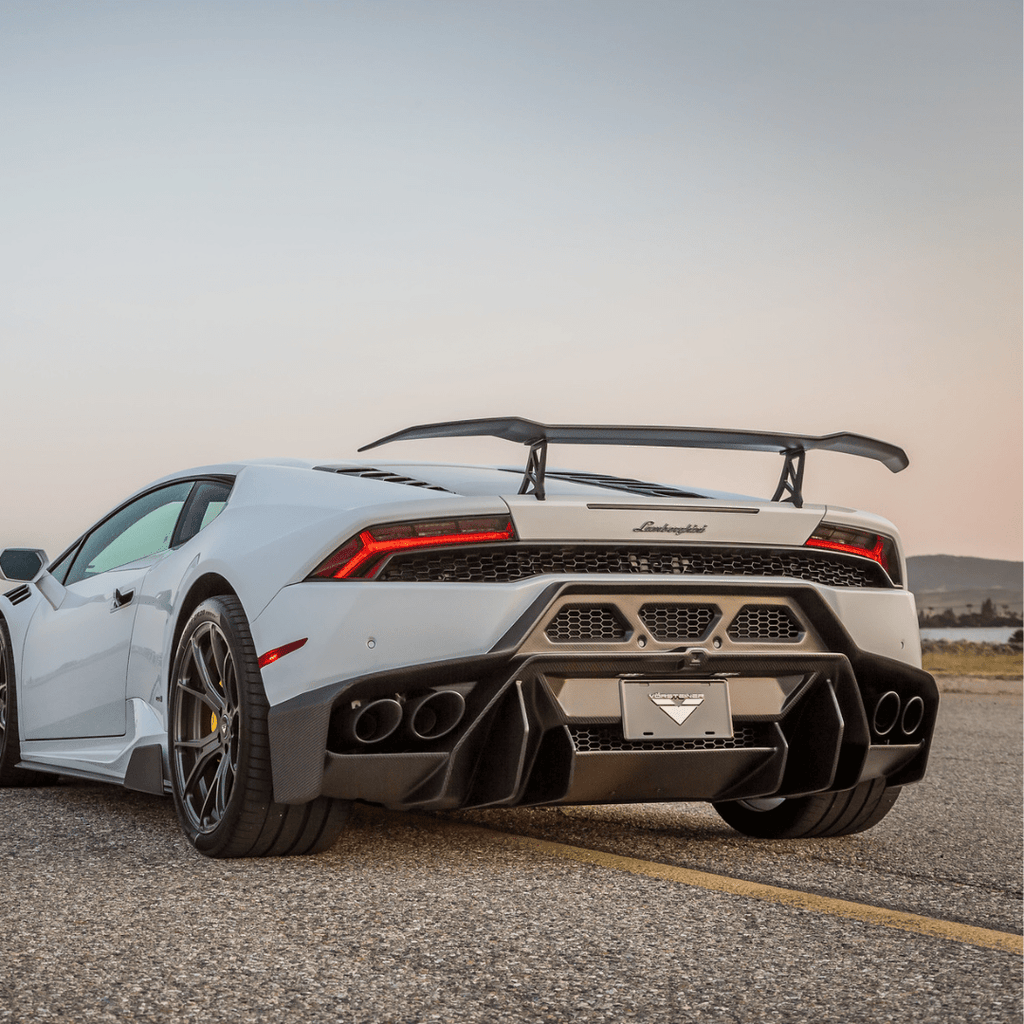 Lamborghini Huracan Novara Edizione Aero Rear Bumper w/ Rear Diffuser by Vorsteiner - AUTOID - Front & Rear Bumpers - Vorsteiner