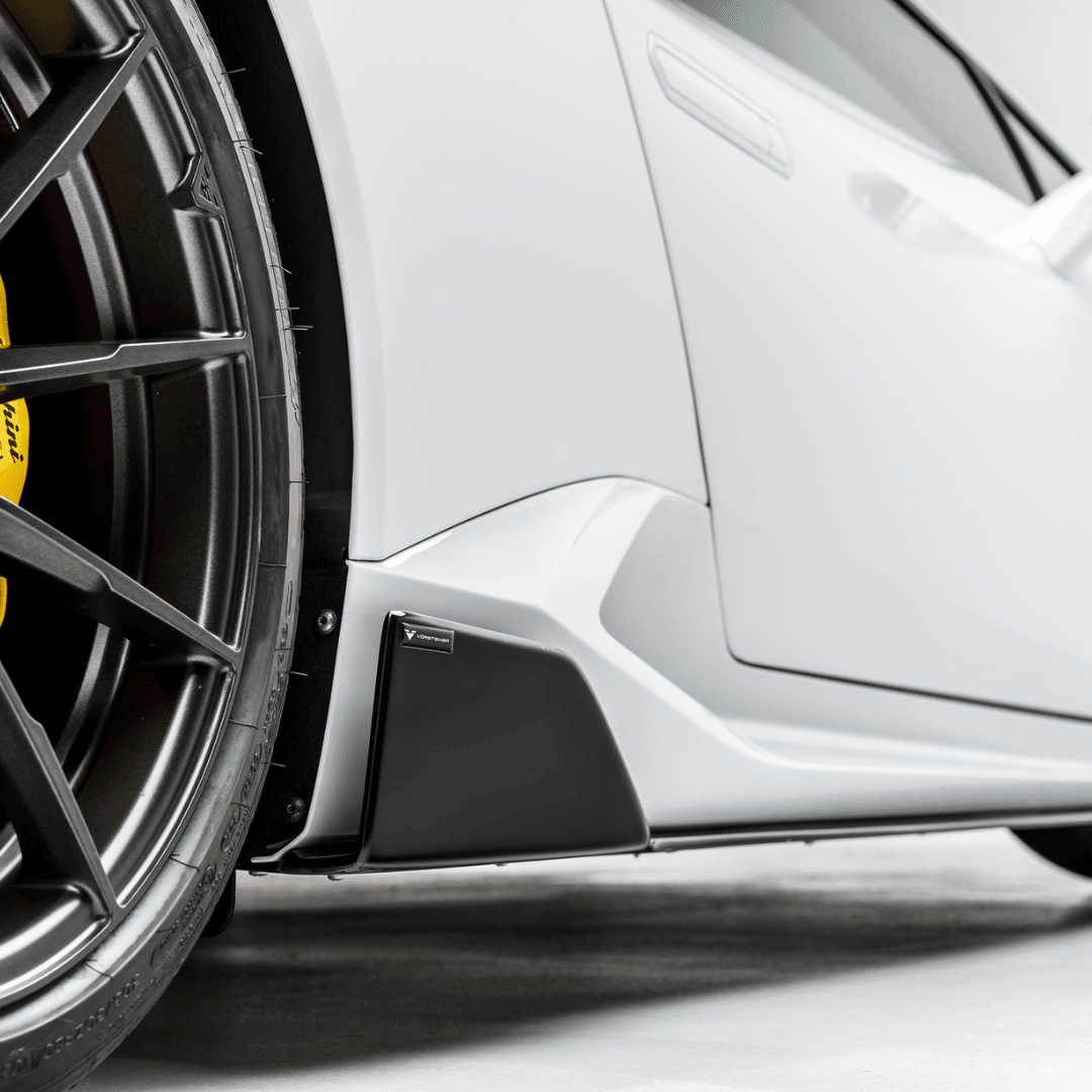 Lamborghini Huracan Novara Edizione Aero Side Blades by Vorsteiner - AUTOID® - Side Skirts & Winglets - Vorsteiner