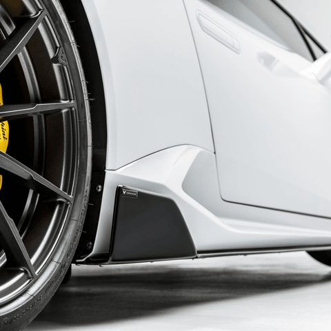Lamborghini Huracan Novara Edizione Aero Side Blades by Vorsteiner - AUTOID® - Side Skirts & Winglets - Vorsteiner