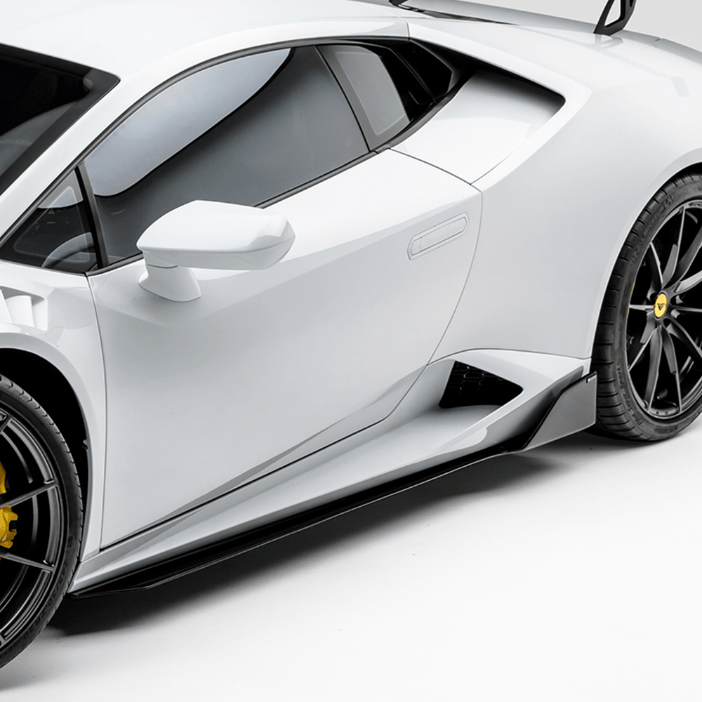 Lamborghini Huracan Novara Edizione Aero Side Blades by Vorsteiner - AUTOID - Side Skirts & Winglets - Vorsteiner
