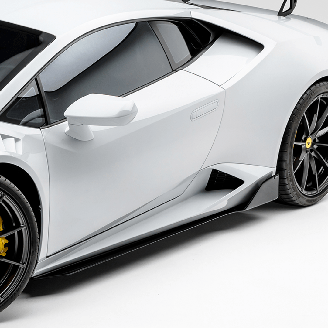 Lamborghini Huracan Novara Edizione Aero Side Blades by Vorsteiner - AUTOID - Side Skirts & Winglets - Vorsteiner