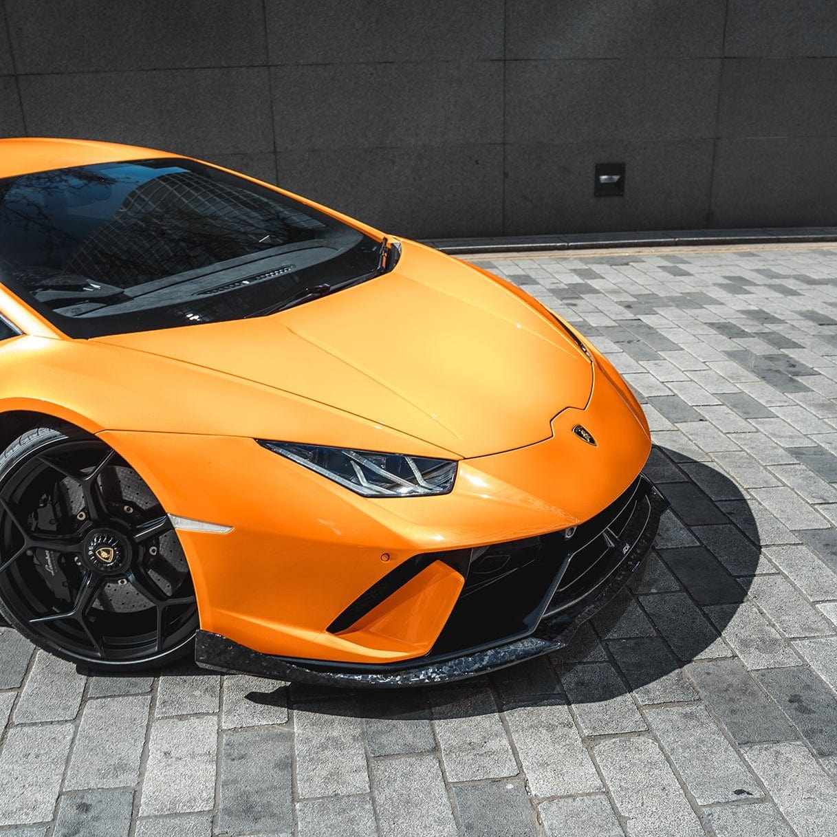 Lamborghini Huracan Performante Full Forged Carbon Fibre Front Splitter - AUTOID® - Front Lips & Splitters - CT Design