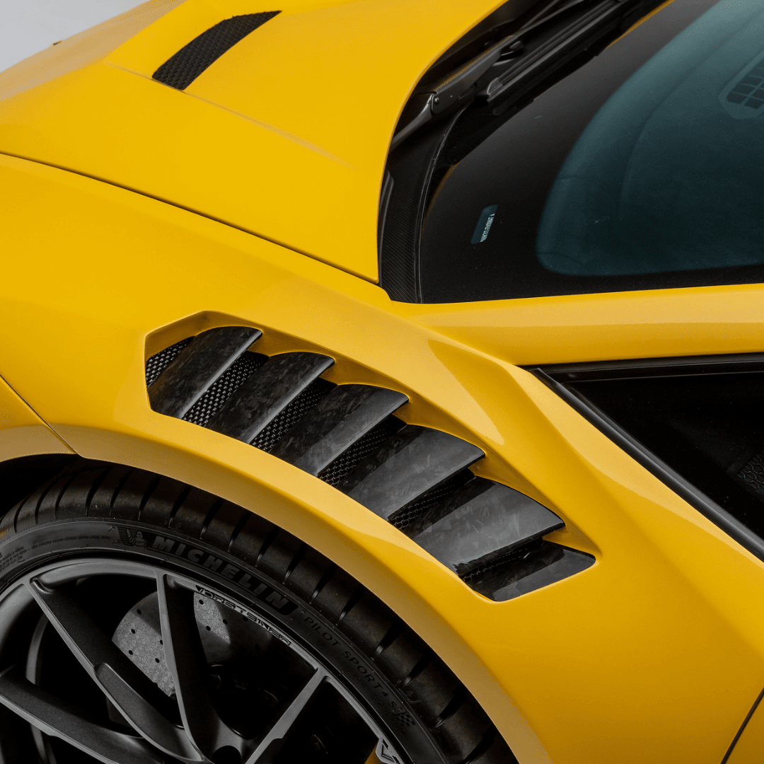 Lamborghini Huracán Performante Vicenza Edizione Aero Front Fenders with Integrated Vents and Splash Shields by Vorsteiner - AUTOID® - Fender Trim - Vorsteiner