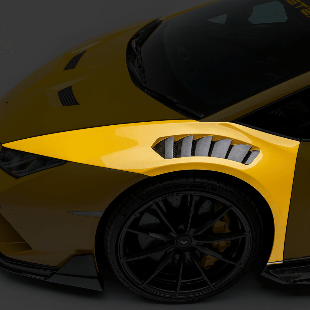 Lamborghini Huracán Performante Vicenza Edizione Aero Front Fenders with Integrated Vents and Splash Shields by Vorsteiner - AUTOID® - Fender Trim - Vorsteiner