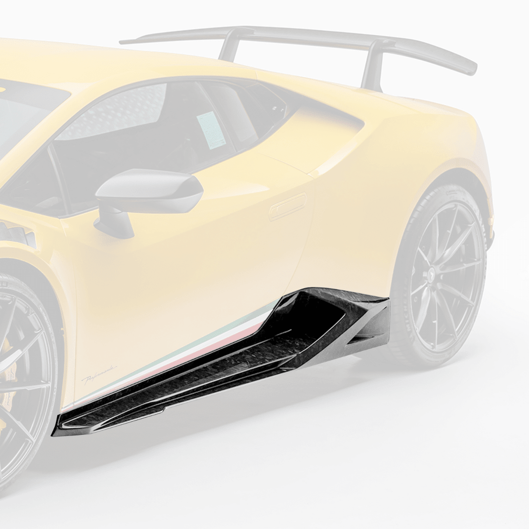 Lamborghini Huracan Performante Vicenza Edizione Aero Side Blades by Vorsteiner - AUTOID® - Side Skirts & Winglets - Vorsteiner