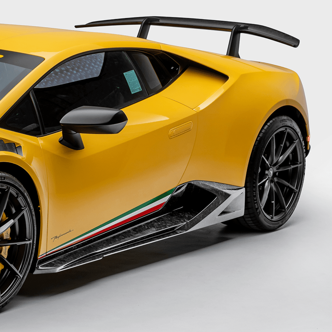 Lamborghini Huracan Performante Vicenza Edizione Aero Side Blades by Vorsteiner - AUTOID® - Side Skirts & Winglets - Vorsteiner