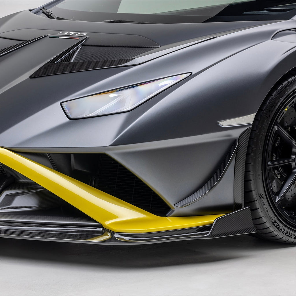 Lamborghini Huracan STO Aero Canards Carbon Fiber by Vorsteiner - AUTOID® - Side Skirts & Winglets - Vorsteiner