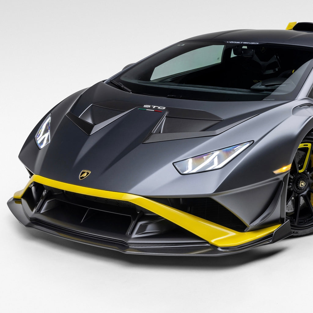 Lamborghini Huracan STO Aero Front Spoiler Carbon Fiber by Vorsteiner - AUTOID - Front Lips & Splitters - Vorsteiner