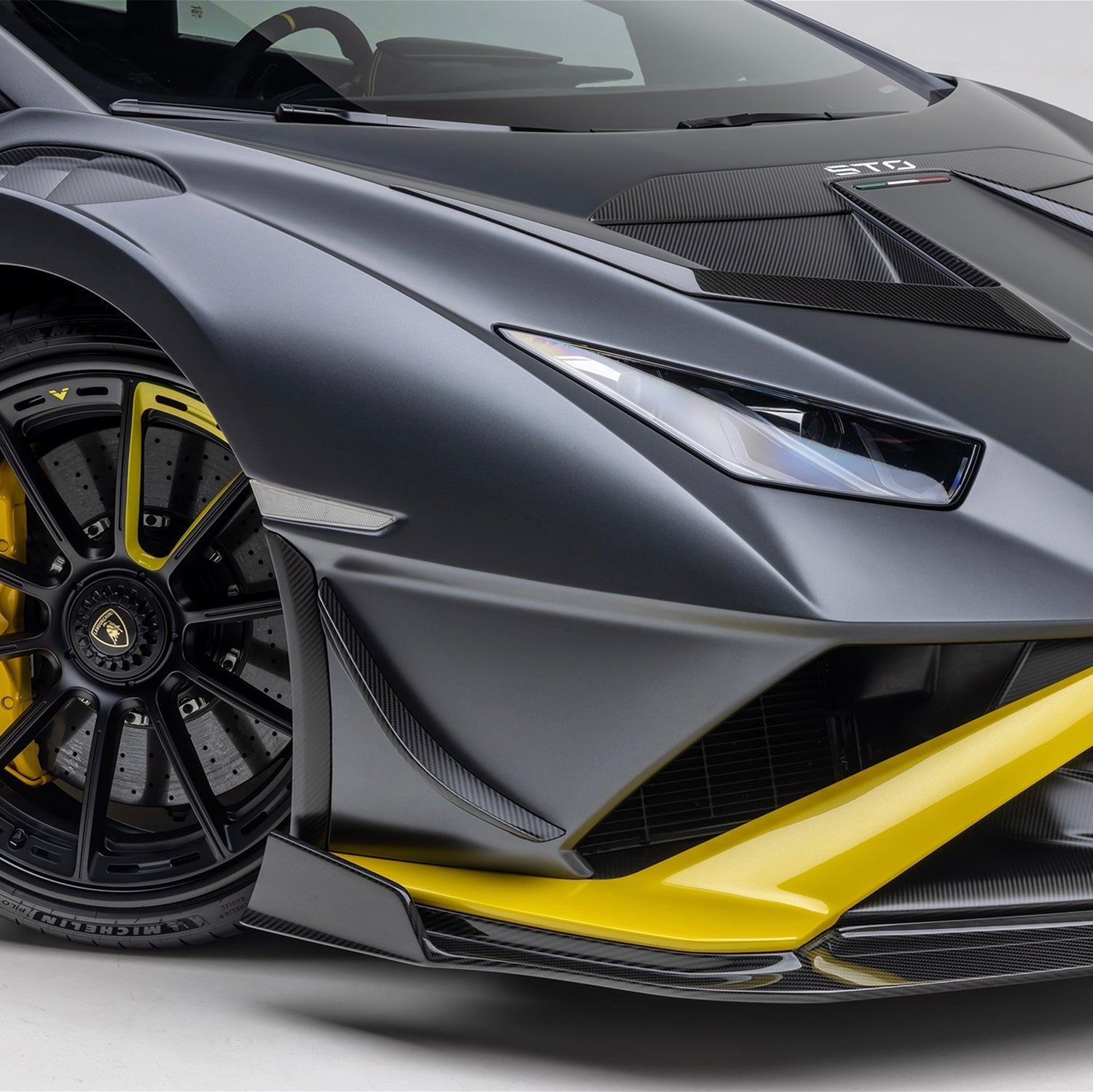 Lamborghini Huracan STO Aero Front Spoiler Carbon Fiber by Vorsteiner - AUTOID - Front Lips & Splitters - Vorsteiner