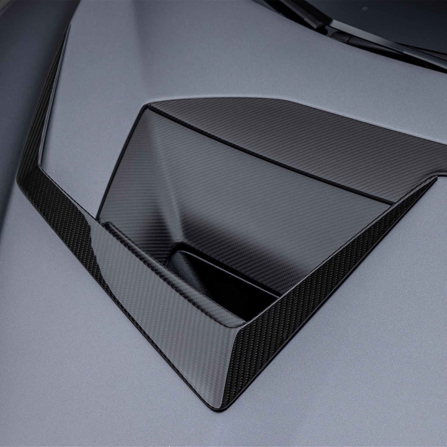 Lamborghini Huracan STO Aero Hood Ducts Carbon Fiber by Vorsteiner - AUTOID - Front Hood - Vorsteiner