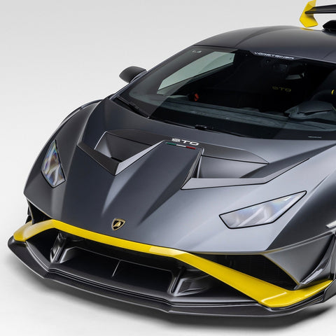 Lamborghini Huracan STO Aero Hood Ducts Carbon Fiber by Vorsteiner - AUTOID® - Front Hood - Vorsteiner