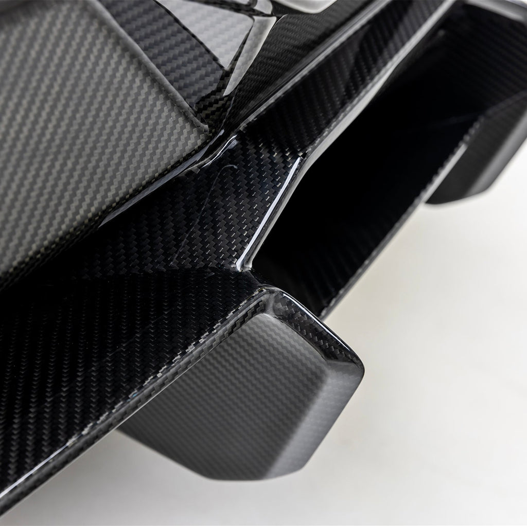 Lamborghini Huracan STO Rear Diffuser Carbon Fiber by Vorsteiner - AUTOID® - Rear Diffusers - Vorsteiner