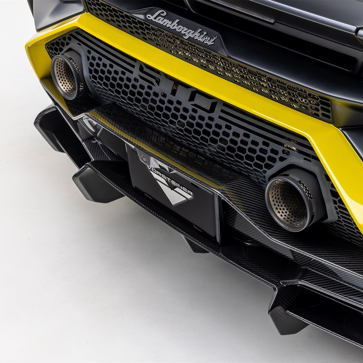 Lamborghini Huracan STO Rear Diffuser Carbon Fiber by Vorsteiner - AUTOID® - Rear Diffusers - Vorsteiner