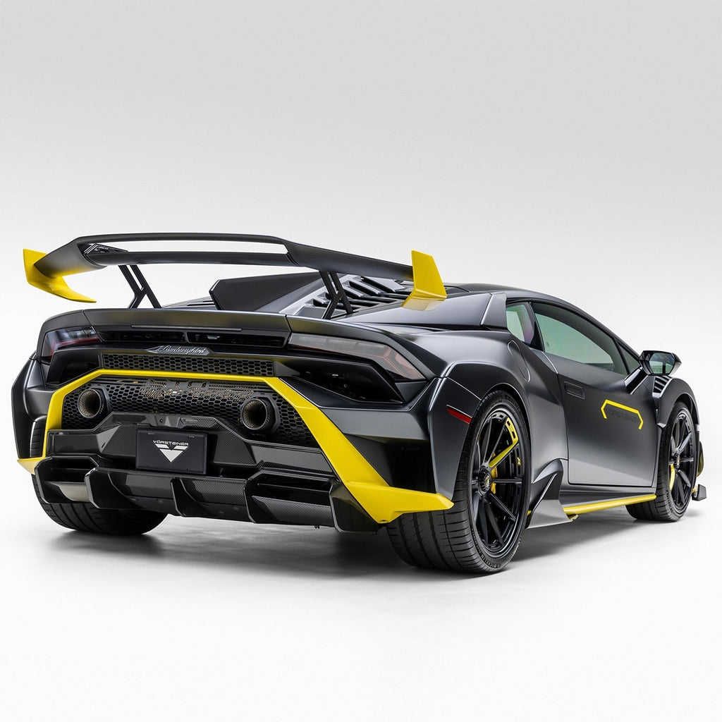 Lamborghini Huracan STO Rear Diffuser Carbon Fiber by Vorsteiner - AUTOID® - Rear Diffusers - Vorsteiner