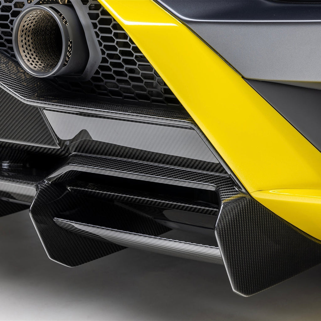 Lamborghini Huracan STO Rear Diffuser Carbon Fiber by Vorsteiner - AUTOID® - Rear Diffusers - Vorsteiner