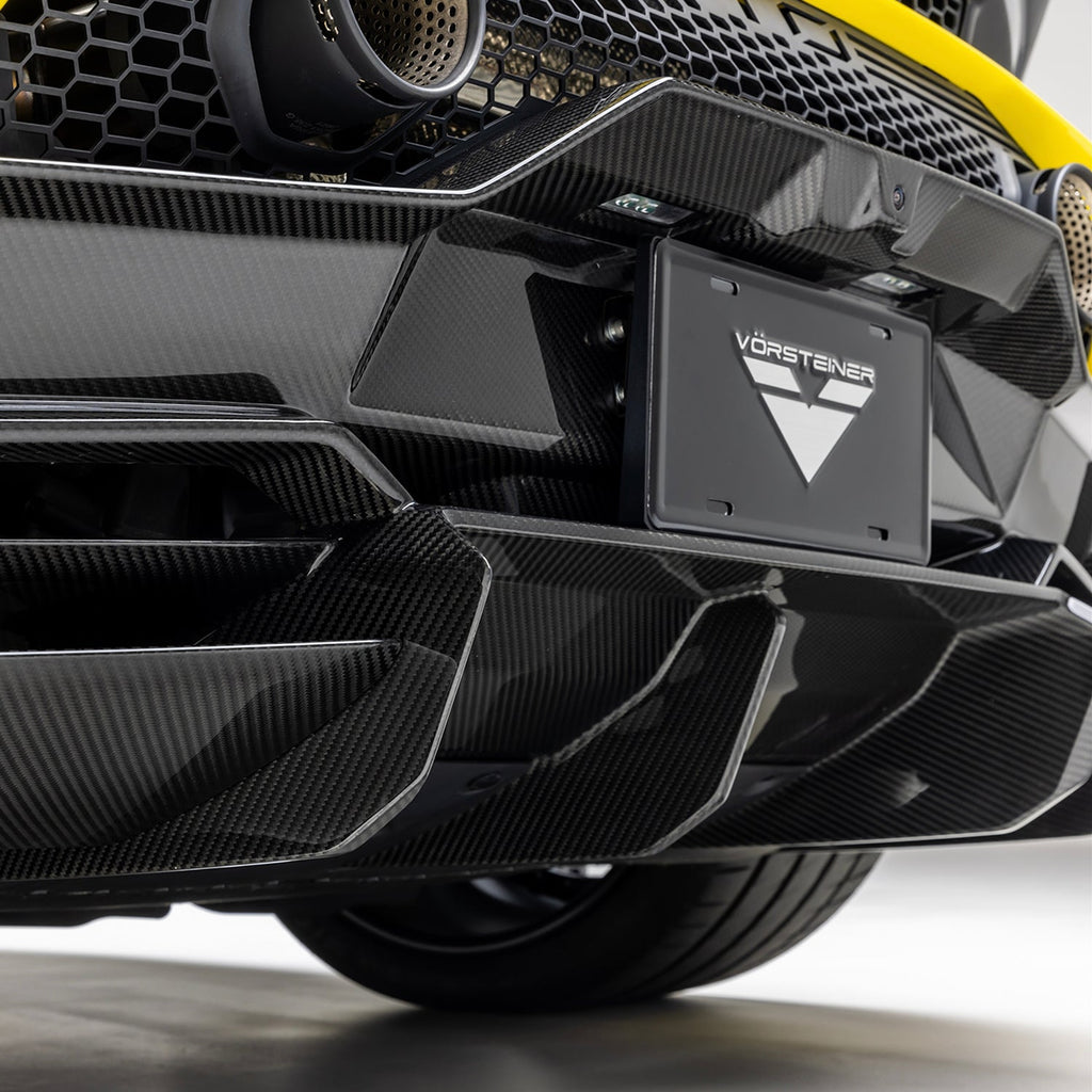 Lamborghini Huracan STO Rear Diffuser Carbon Fiber by Vorsteiner - AUTOID® - Rear Diffusers - Vorsteiner
