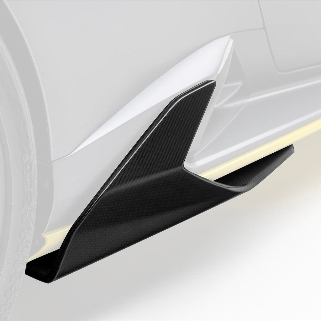 Lamborghini Huracan STO Side Rocker Carbon Fiber by Vorsteiner - AUTOID® - Side Skirts & Winglets - Vorsteiner