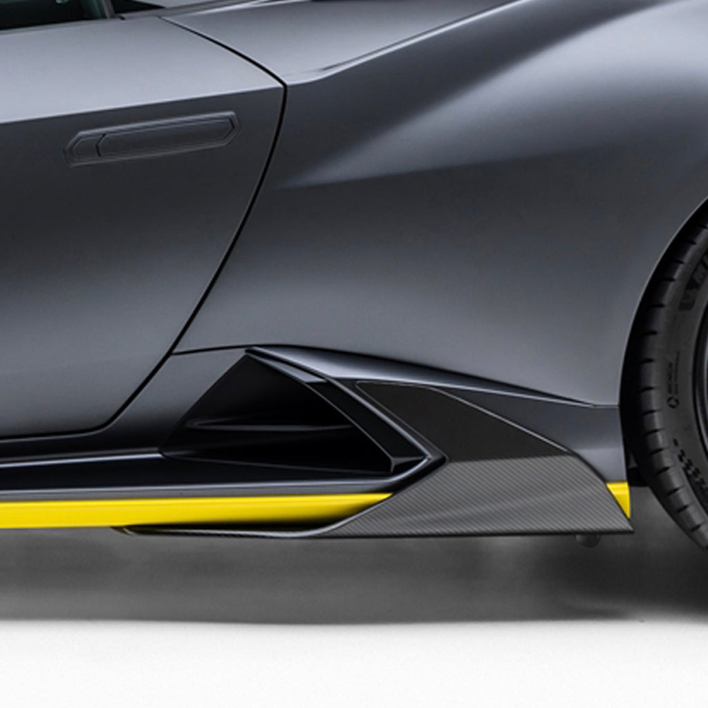 Lamborghini Huracan STO Side Rocker Carbon Fiber by Vorsteiner - AUTOID® - Side Skirts & Winglets - Vorsteiner