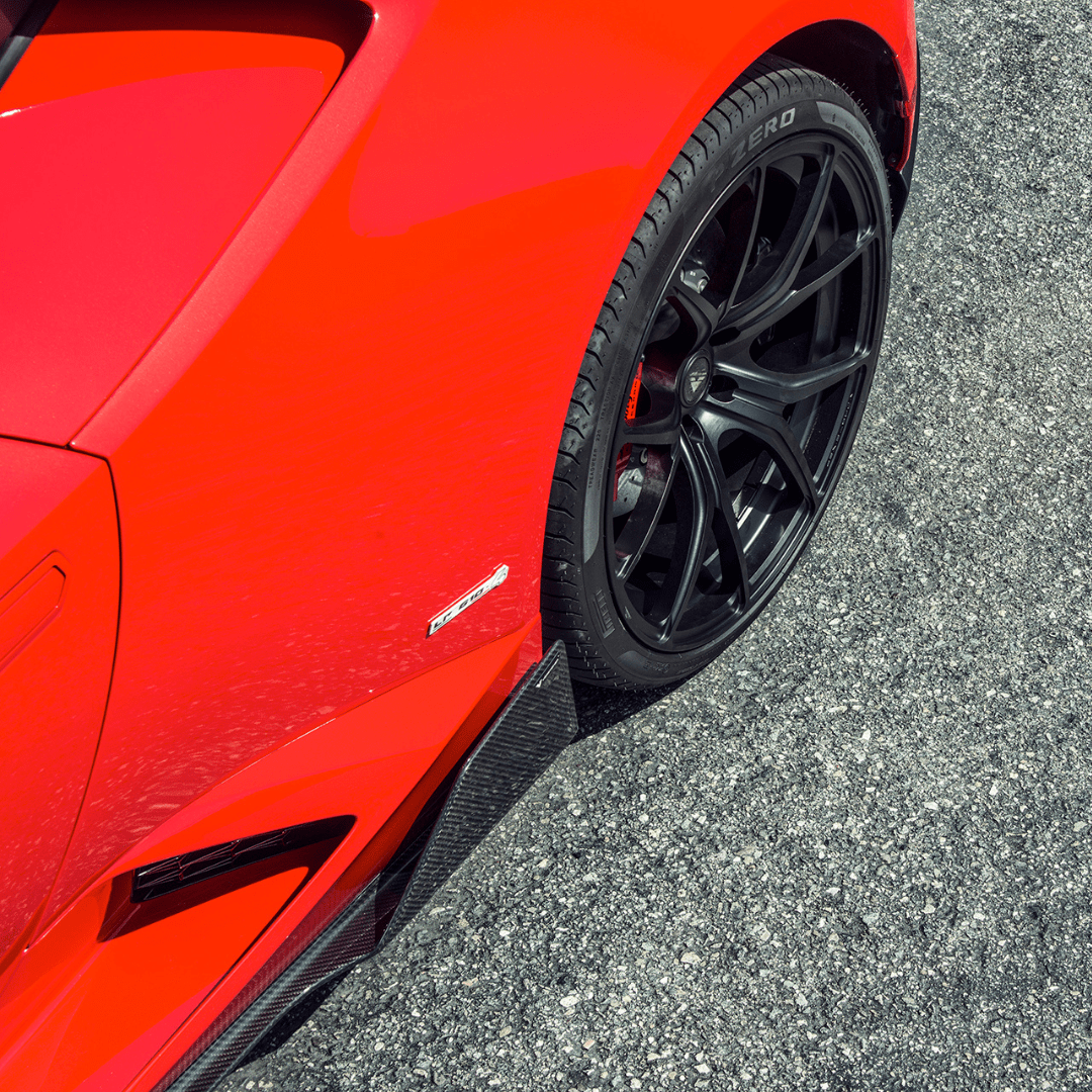 Lamborghini Huracan Verona Edizione Aero Side Blades by Vorsteiner - AUTOID® - Side Skirts & Winglets - Vorsteiner