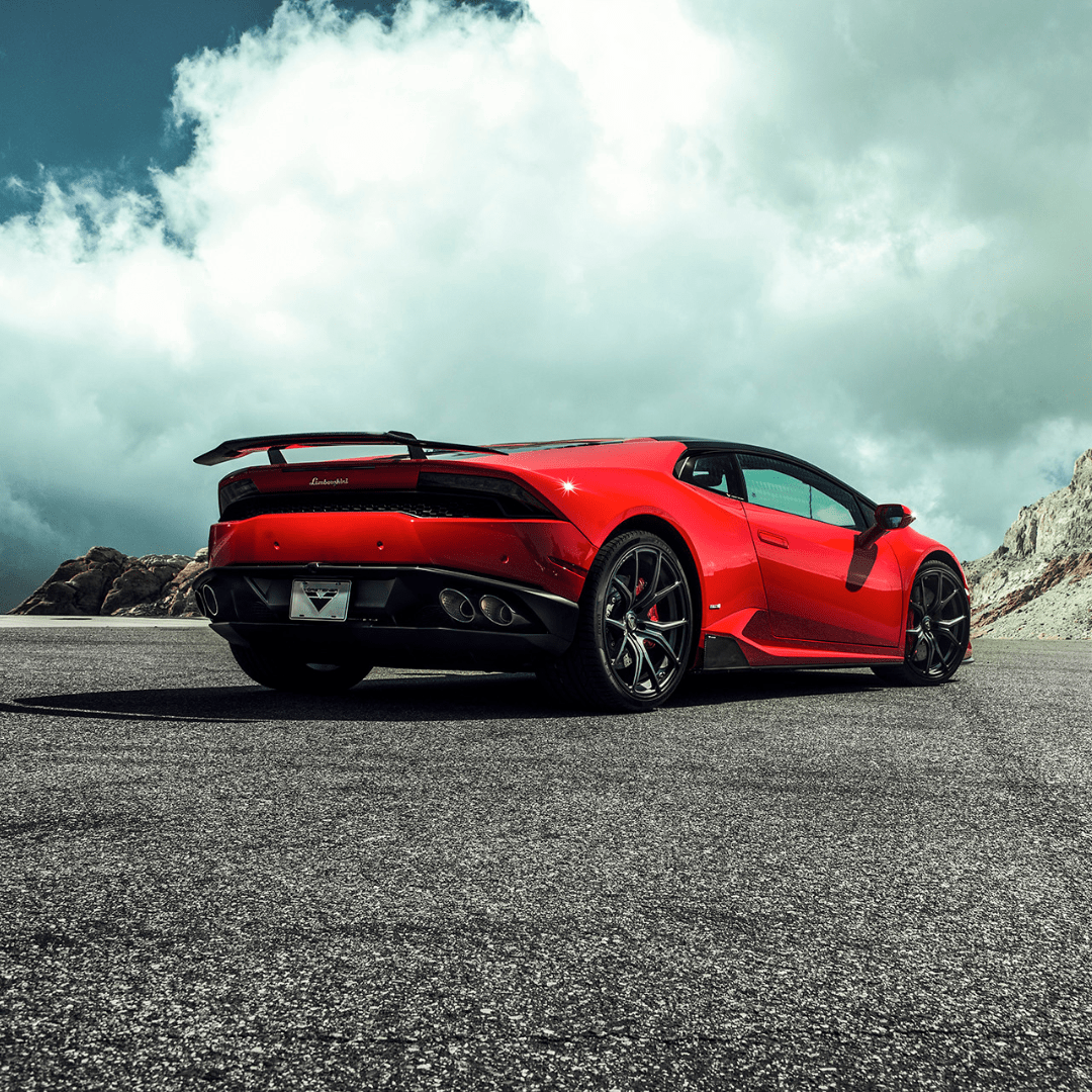 Lamborghini Huracan Verona Edizione Aero Wing Blade w/ Aluminum Uprights - AUTOID® - Rear Spoilers - Vorsteiner