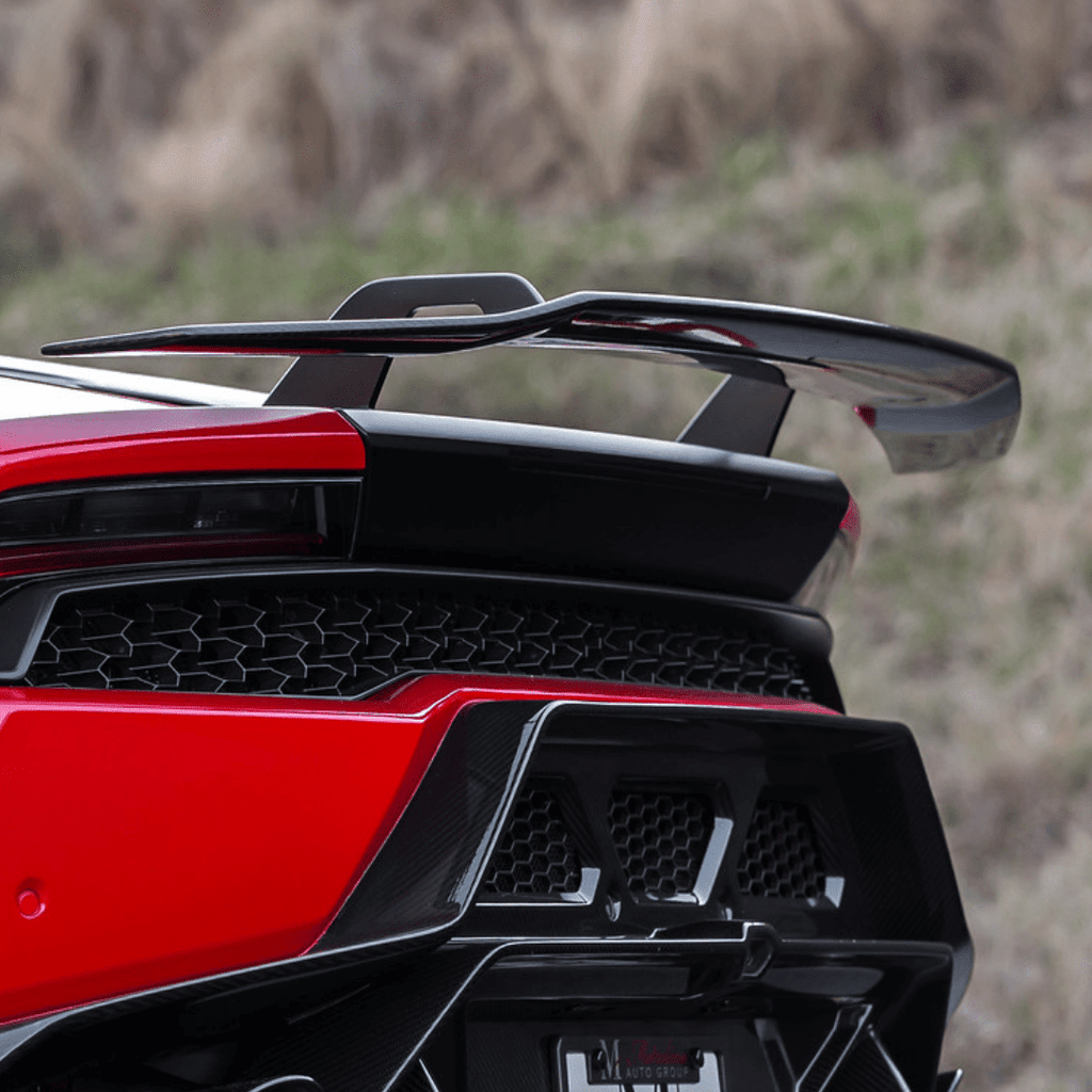 Lamborghini Huracan Verona Edizione Aero Wing Blade w/ Aluminum Uprights - AUTOID® - Rear Spoilers - Vorsteiner