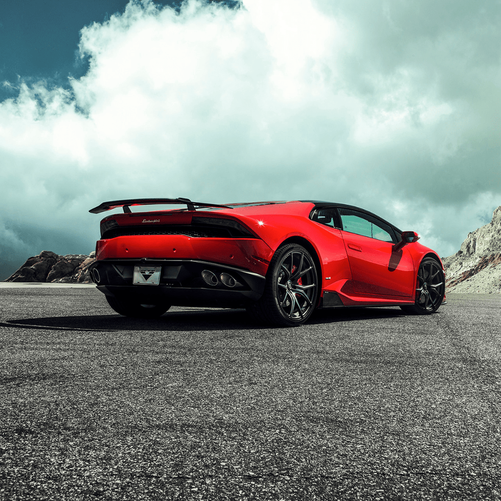 Lamborghini Huracan Verona Edizione Aero Wing Blade w/ Aluminum Uprights - AUTOID - Rear Spoilers - Vorsteiner