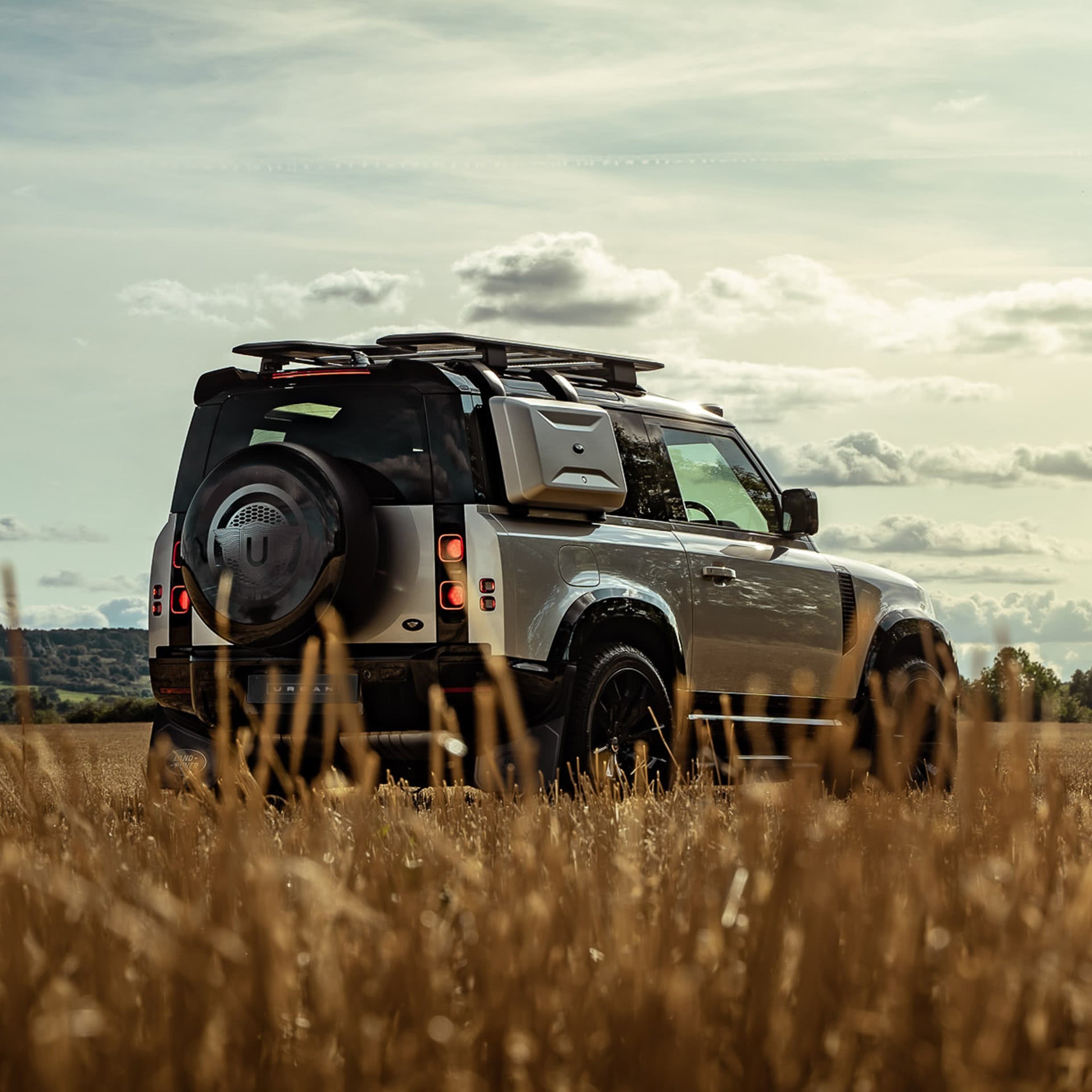 Land Rover Defender 90, 110 & 130 Gloss Black Rear Roof Spoiler by Urban (2020+) - AUTOID - Rear Spoilers - Urban Automotive