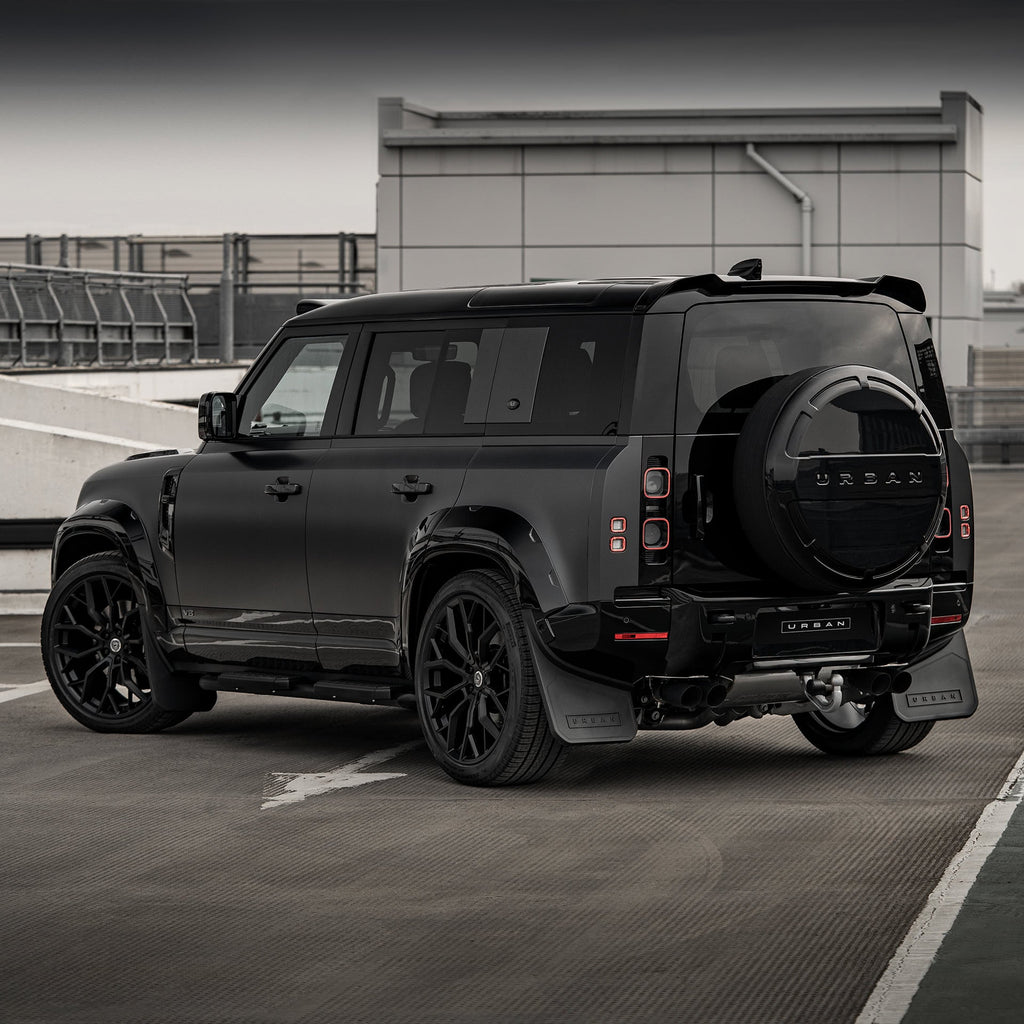 Land Rover Defender 90, 110 & 130 Gloss Black Rear Roof Spoiler by Urban (2020+) - AUTOID - Rear Spoilers - Urban Automotive