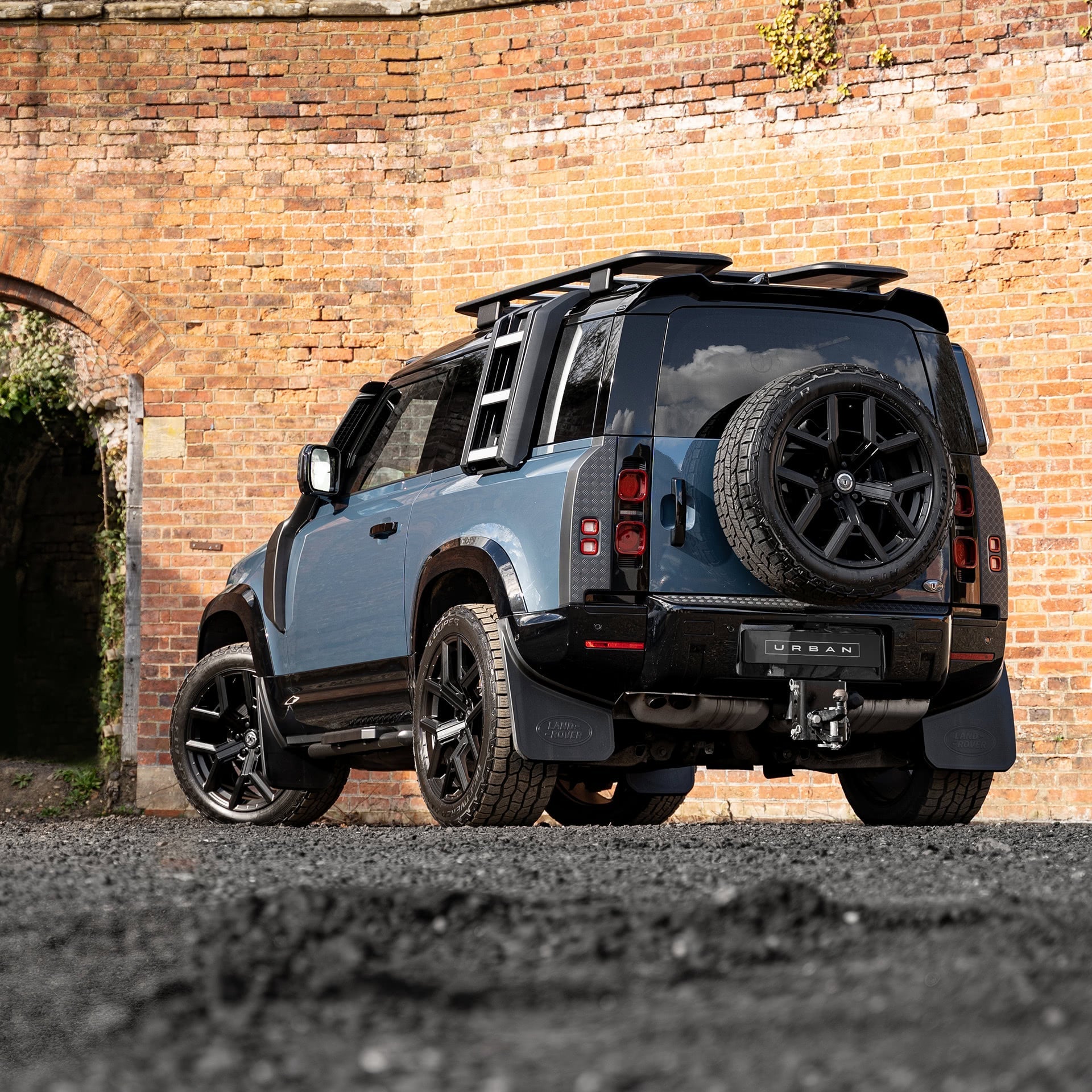 Land Rover Defender 90, 110 & 130 Gloss Black Rear Roof Spoiler by Urban (2020+) - AUTOID® - Rear Spoilers - Urban Automotive