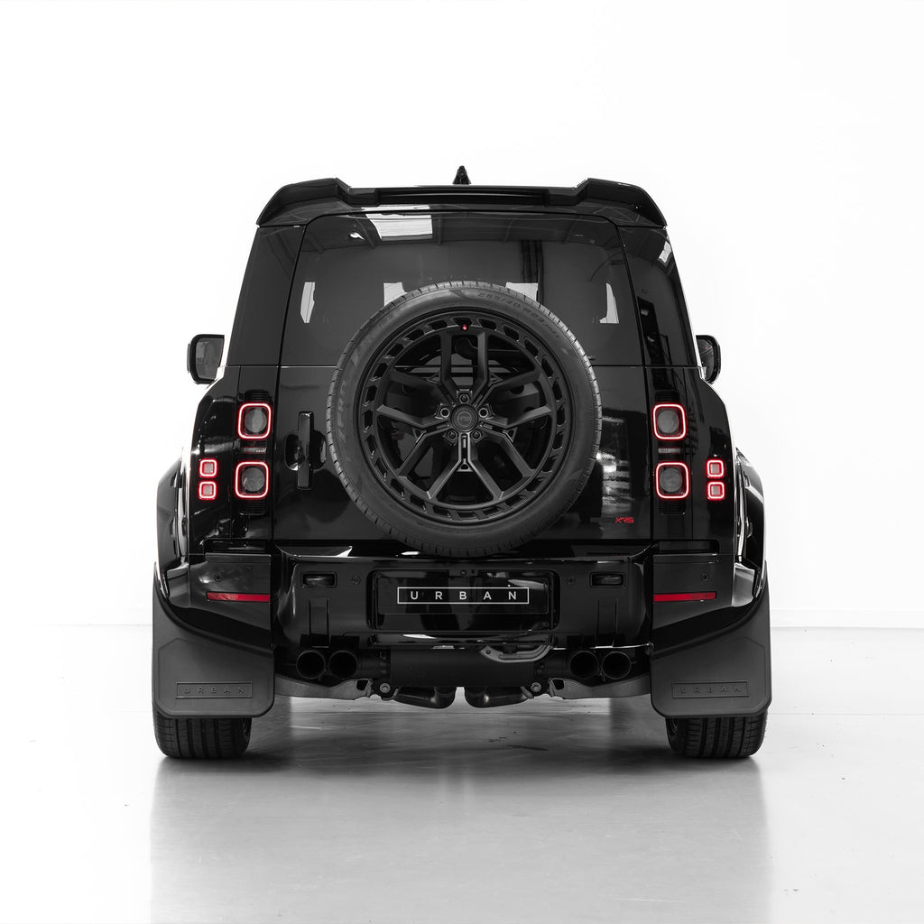 Land Rover Defender 90, 110 & 130 Gloss Black Rear Roof Spoiler by Urban (2020+) - AUTOID® - Rear Spoilers - Urban Automotive