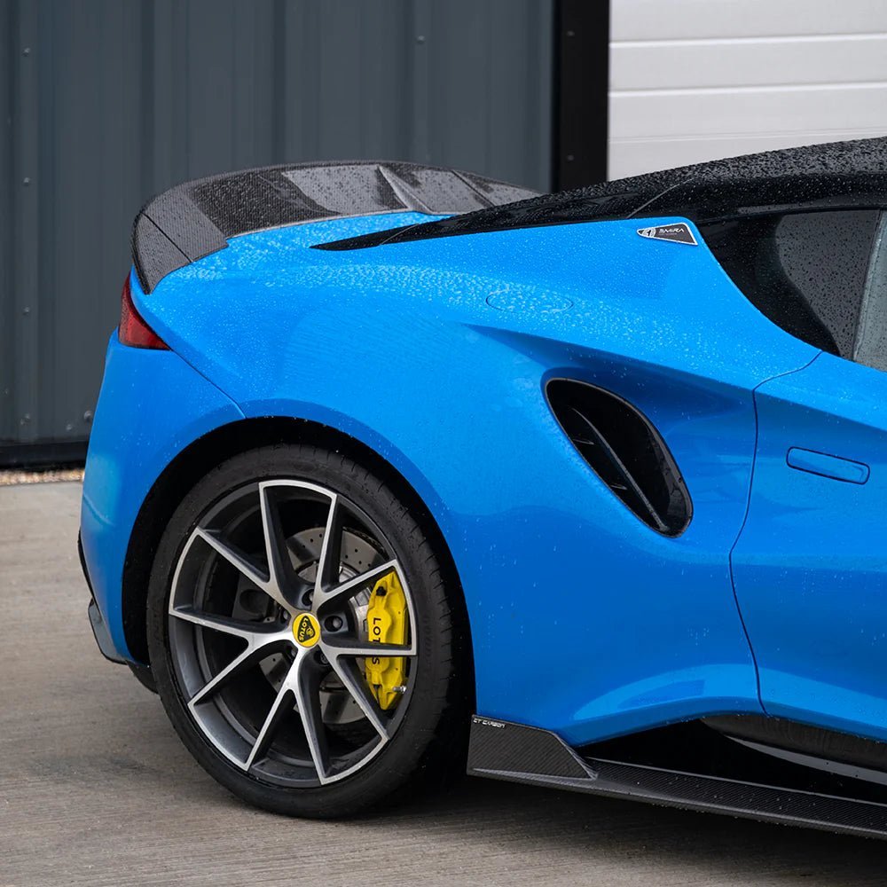 Lotus Emira Pre-Preg Carbon Fibre 3-Piece Rear Spoiler - AUTOID® - Rear Spoilers - CT Design