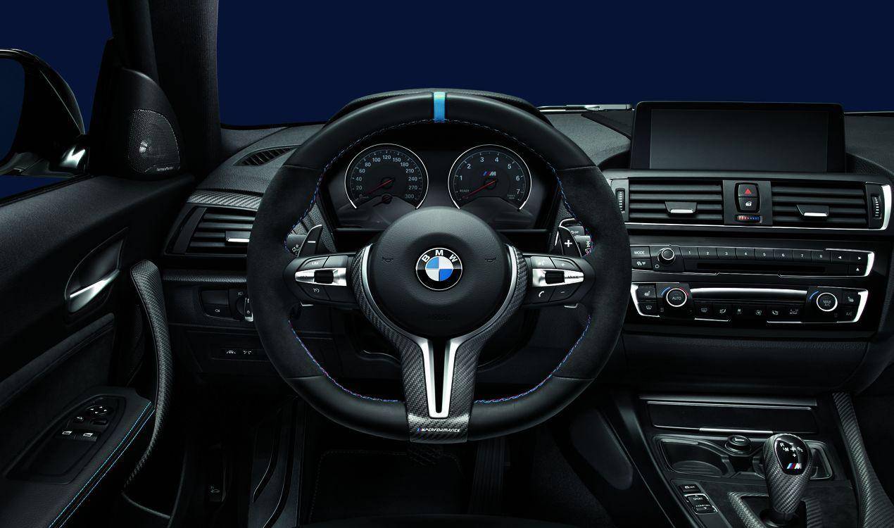 M Performance Alcantara Steering Wheel for BMW M Vehicles (2014 - 2021, F80 F82 F87) - AUTOID - Steering Wheels - BMW M Performance