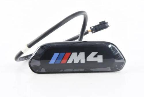 M Performance Black Model Seat Badges for BMW M4 (2014-2020, F82) - AUTOID® - Model Badges - BMW M Performance