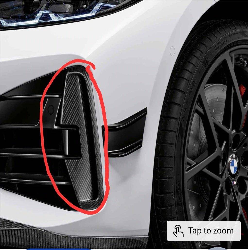 M Performance Carbon Fibre Front Insert Ducts for BMW 4 Series Gran Coupe (2021+, G26) - AUTOID - Fender Trim - BMW M Performance