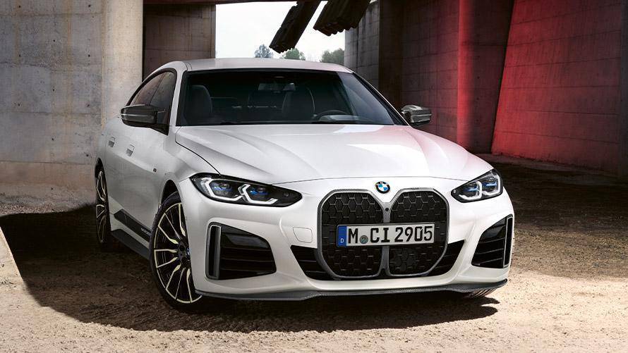 M Performance Carbon Fibre Front Splitter for BMW 4 Series & i4 Gran Coupe (2021+, G26) - AUTOID® - Front Lips & Splitters - BMW M Performance