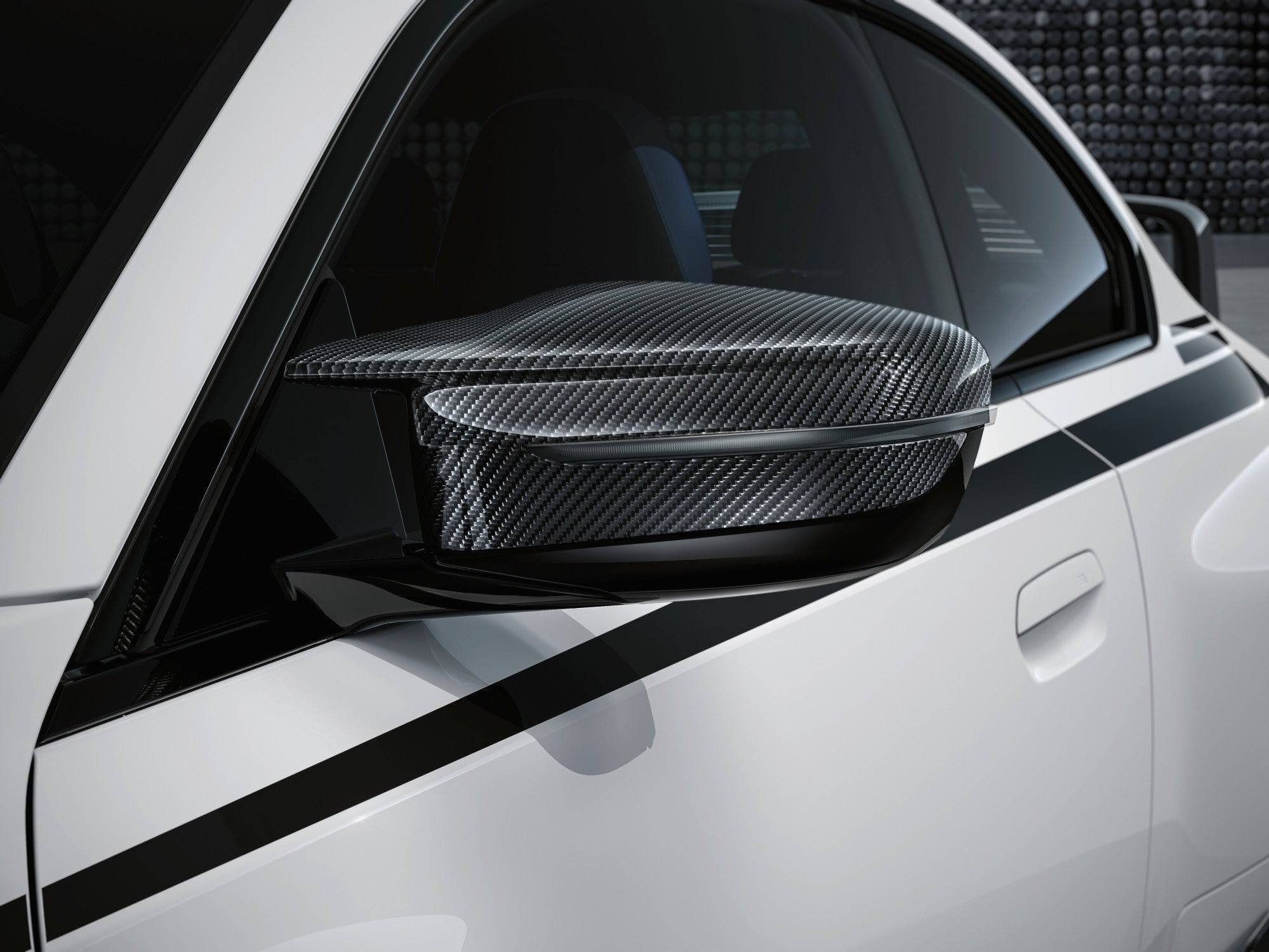 M Performance Carbon Fibre Mirror Covers for (Right - Hand Drive only) BMW M240i, M2, M3 & M4 (2021+, G42 G87 G80 G82) - AUTOID - Mirror Covers - BMW M Performance