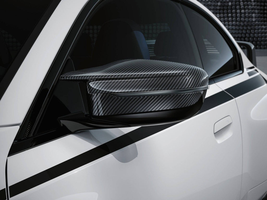 M Performance Carbon Fibre Mirror Covers for (Right-Hand Drive only) BMW M240i, M2, M3 & M4 (2021+, G42 G87 G80 G82) - AUTOID® - Mirror Covers - BMW M Performance