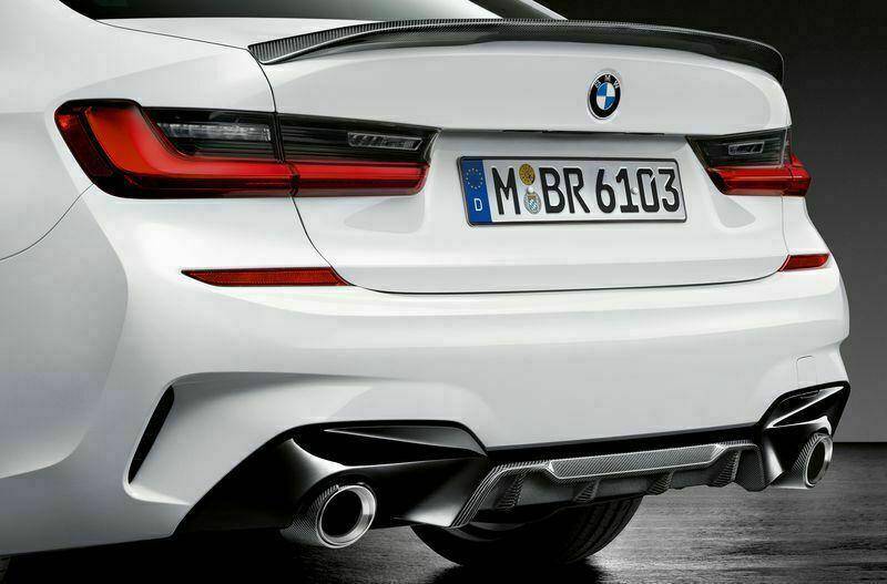 M Performance Carbon Fibre Rear Diffuser for BMW 3 Series (2018+, G20 G21), Rear Diffusers, BMW M Performance - AUTOID | Premium Automotive Accessories